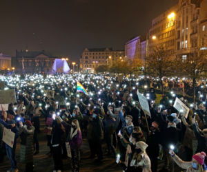 Strajk Kobiet na placu Wolności