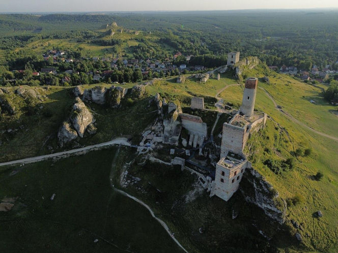 Ruiny zamku w Olsztynie
