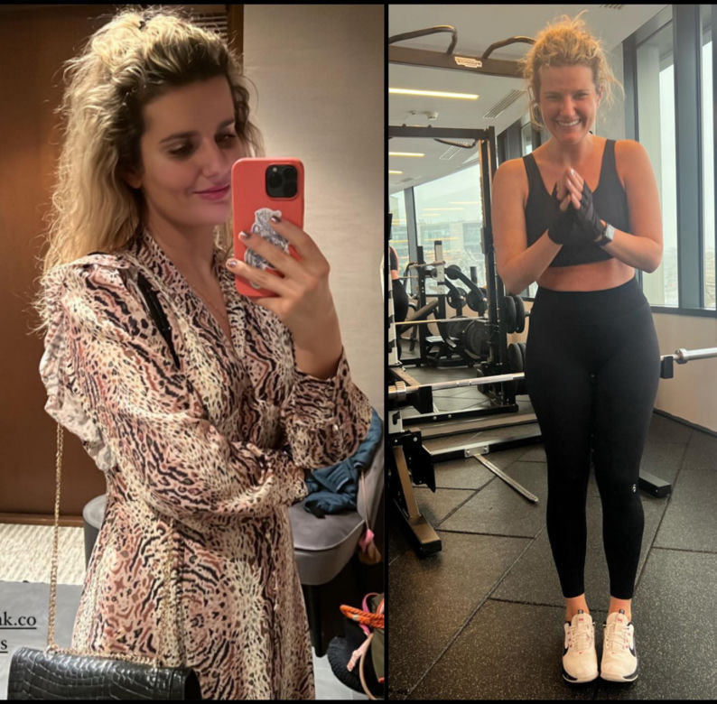 Zosia Zborowska ćwiczy jak szalona