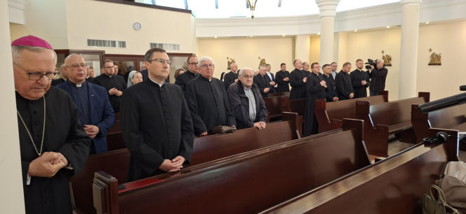 Ogłoszenie nominacji nowego bpa pomocniczego w kaplicy w CEF-e w Koszalinie
