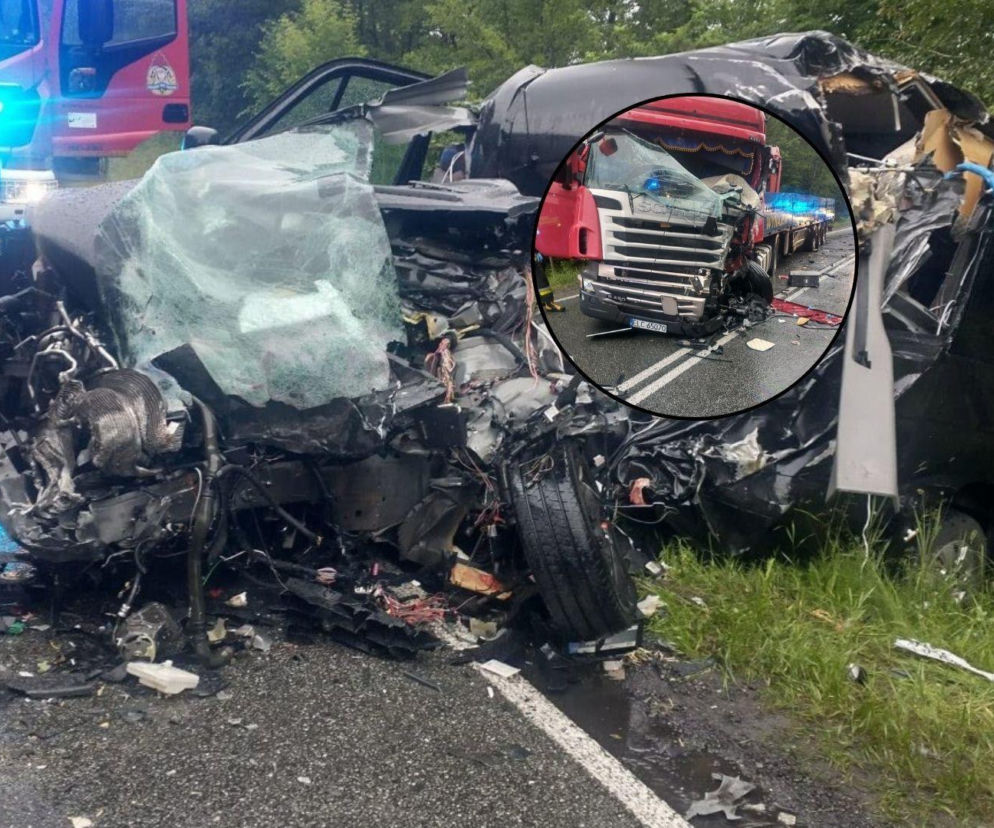 Drogowy koszmar pod Łowiczem. Jedna osoba nie żyje, poszkodowanych jest więcej