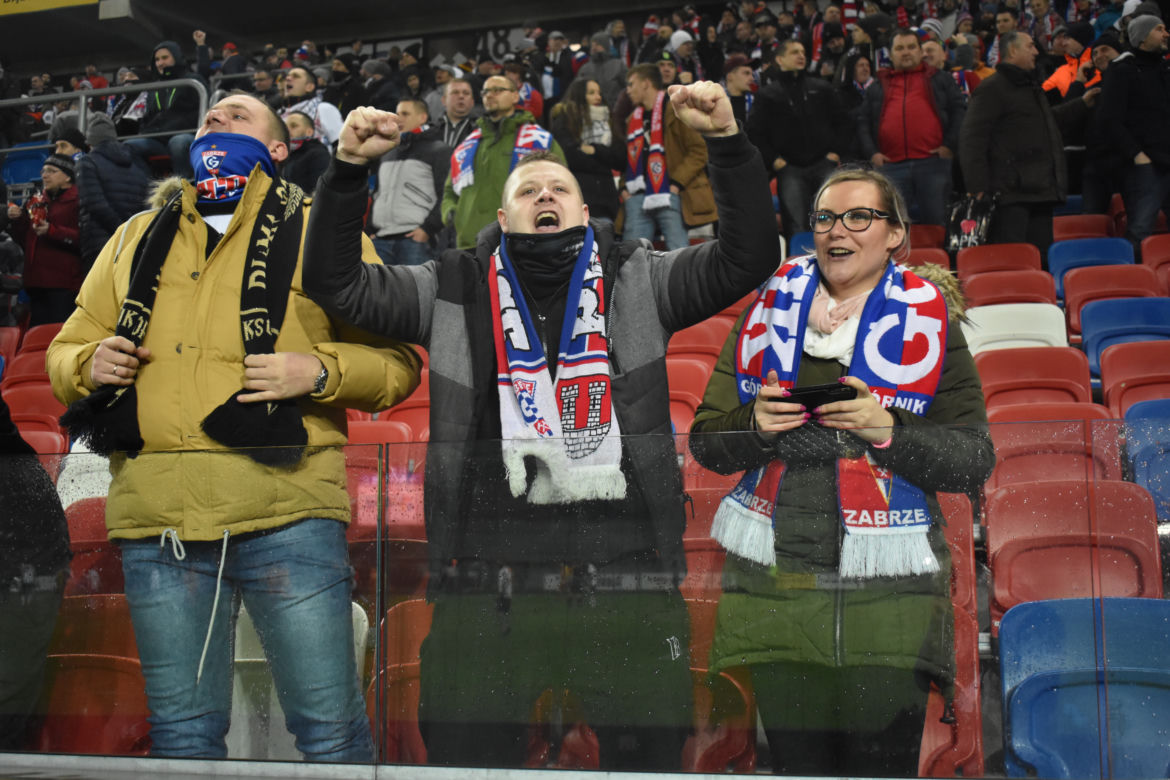 Górnik wygrywa wysoko na koniec roku. Jagiellonia pokonana na Arenie Zabrze [ZDJĘCIA KIBICÓW]