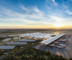 Falujący jak Atlantyk dach, oazy, ochra - taki w 2029 roku będzie terminal w Casablance