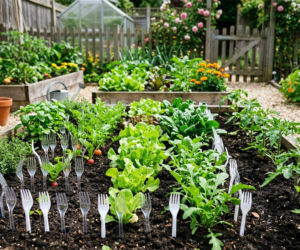 Plastikowe widelce w warzywniku – trik na koty czy pułapka mikroplastiku?