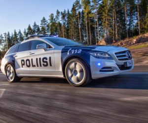 Mercedes CLS Shooting Brake fińskiej policji