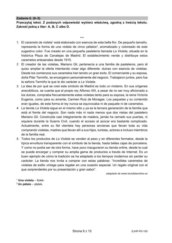 Matura próbna 2021: Język HISZPAŃSKI. Odpowiedzi i arkusze sprawdzisz TUTAJ [ARKUSZE CKE]