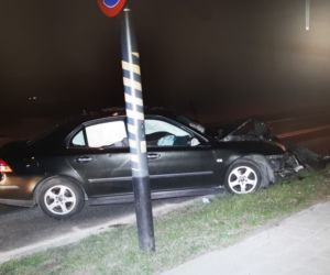 Łódź: uciekając przed policją uderzyła w drzewo. Kobieta była pijana i... poszukiwana