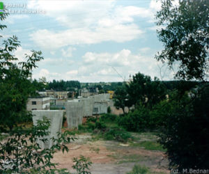 Budowa wiaduktu na trasie N-S Starachowice/ Lipiec 1997