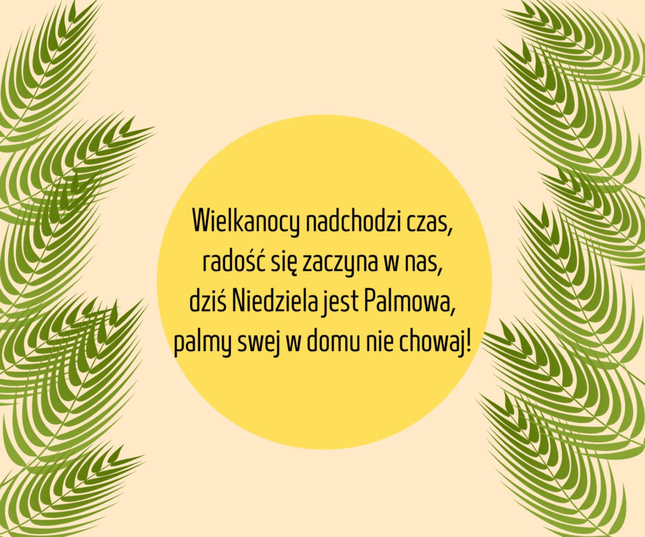 Wyślij kartkę z okazji Niedzieli Palmowej