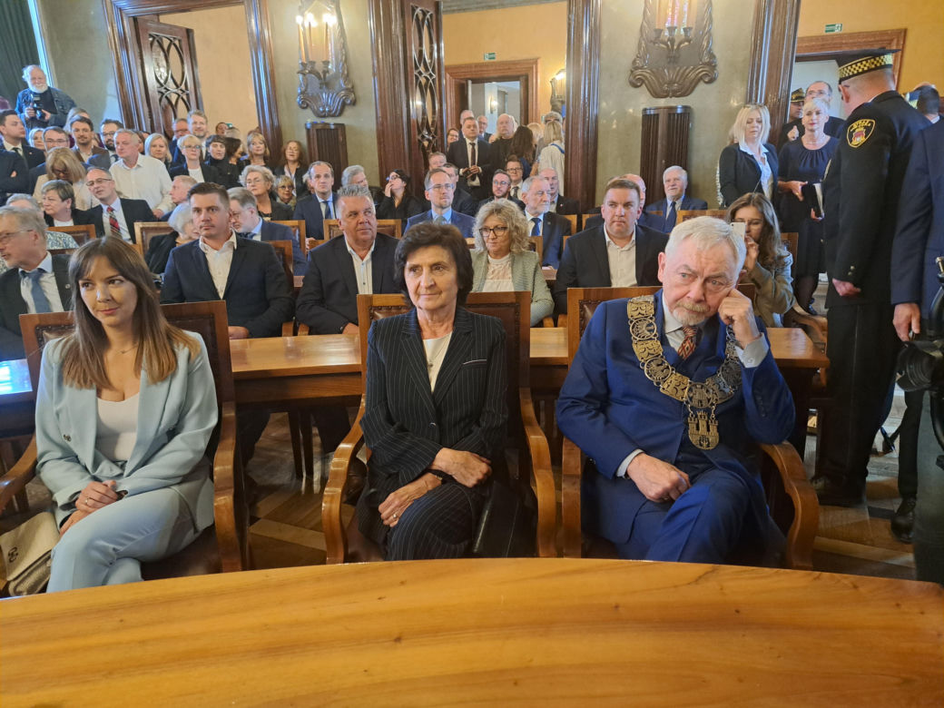 Zaprzysiężenie Aleksandra Miszalskiego na prezydenta miasta Krakowa oraz radnych IX kadencji