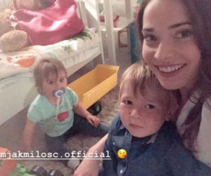 M jak miłość po wakacjach 2018. Ania (Maria Pawłowska), Szymek (Staś Szczypiński), Maja (Anna Wierzchoń)