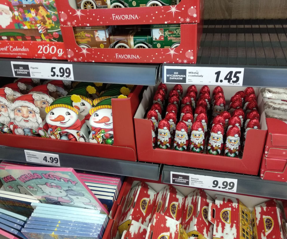 Mikołaje w sklepach 