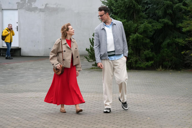 Barwy szczęścia, odc. 3320. Dorota Kujawiak (Karina Seweryn), Radomir (Łukasz Wójcik)