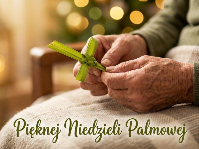 Kartka na Niedzielę Palmową