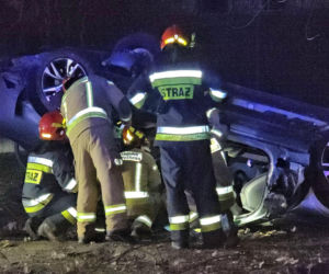 Wjechał na trawnik i uderzył w drzewo. Szokujący powód