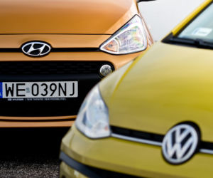 Hyundai i10 1.2 MPI MT 87 KM Style vs. Volkswagen up! 1.0 MPI 75 KM high up!