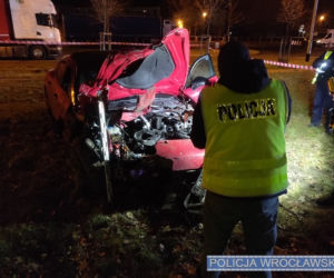 Wypadek na al. Sobieskiego we Wrocławiu