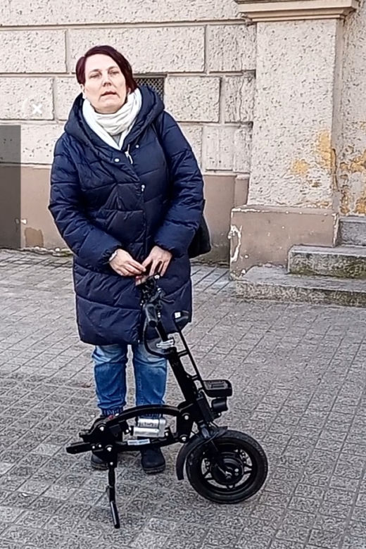 Mama Łukasza Berezaka odebrała skradzioną przystawkę do wózka