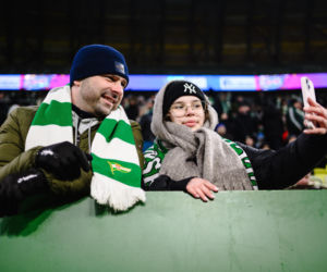 Lechia Gdańsk - Cracovia, zdjęcia kibiców z meczu 20. kolejki PKO BP Ekstraklasy