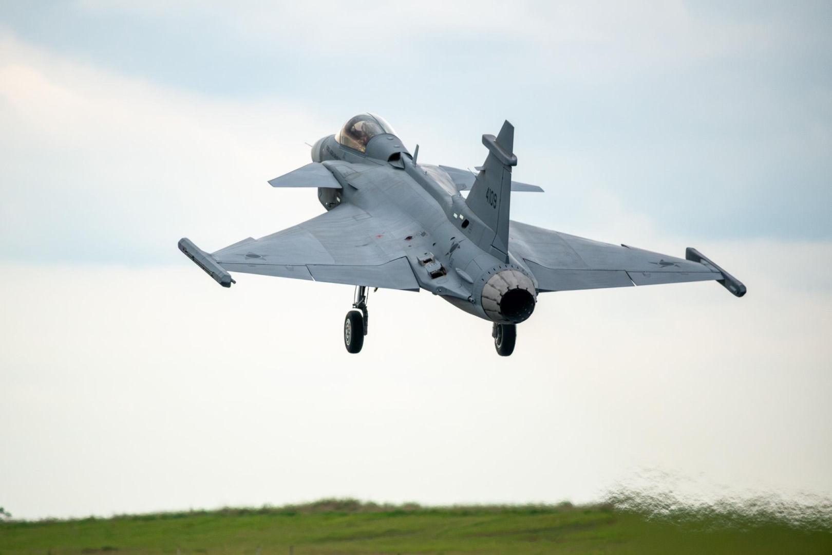 Pierwszy zbudowany w Brazylii myśliwiec Gripen E