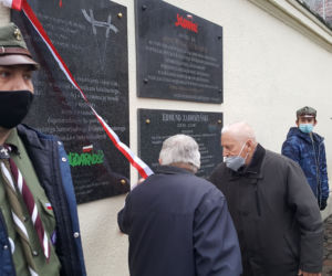 Odsłonięcie w Grudziądzu tablicy upamiętniającej działaczy rolniczej Solidarności
