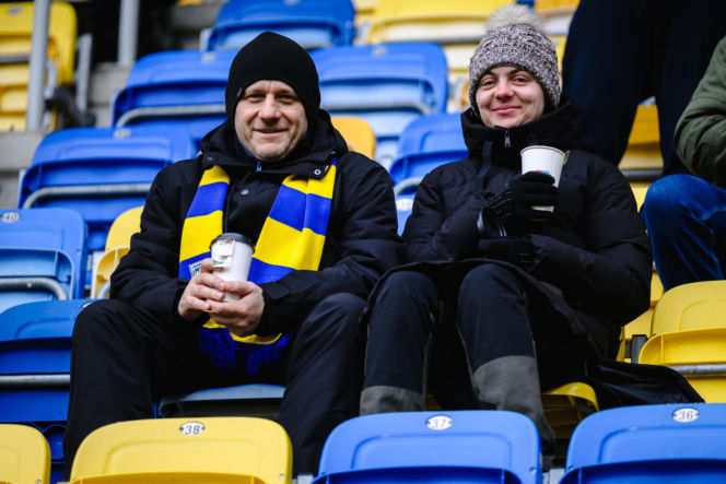 Arka Gdynia - GKS Katowice: Zdjęcia kibiców z meczu 22. kolejki PKO BP Ekstraklasy