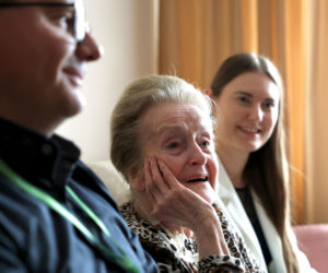 Z prezentami świątecznymi u Powstańców Warszawskich