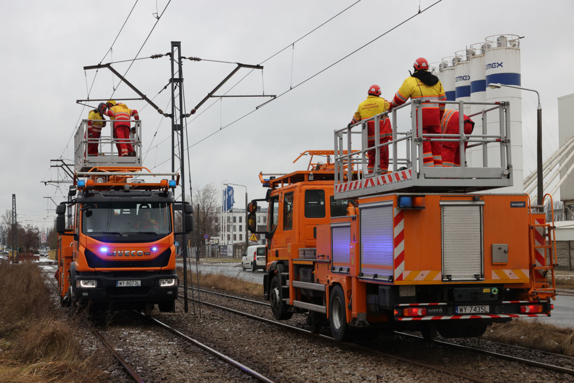 Poważna awaria na Żeraniu. Tramwaje kursują na skróconej trasie