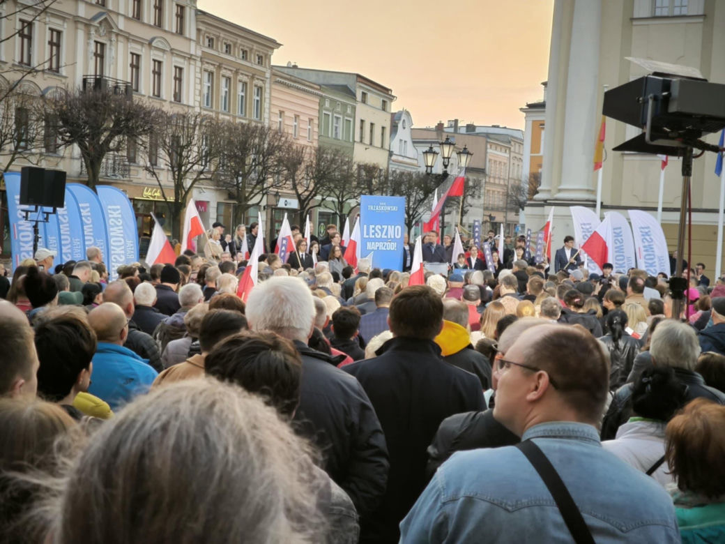 Trzaskowski w Lesznie 