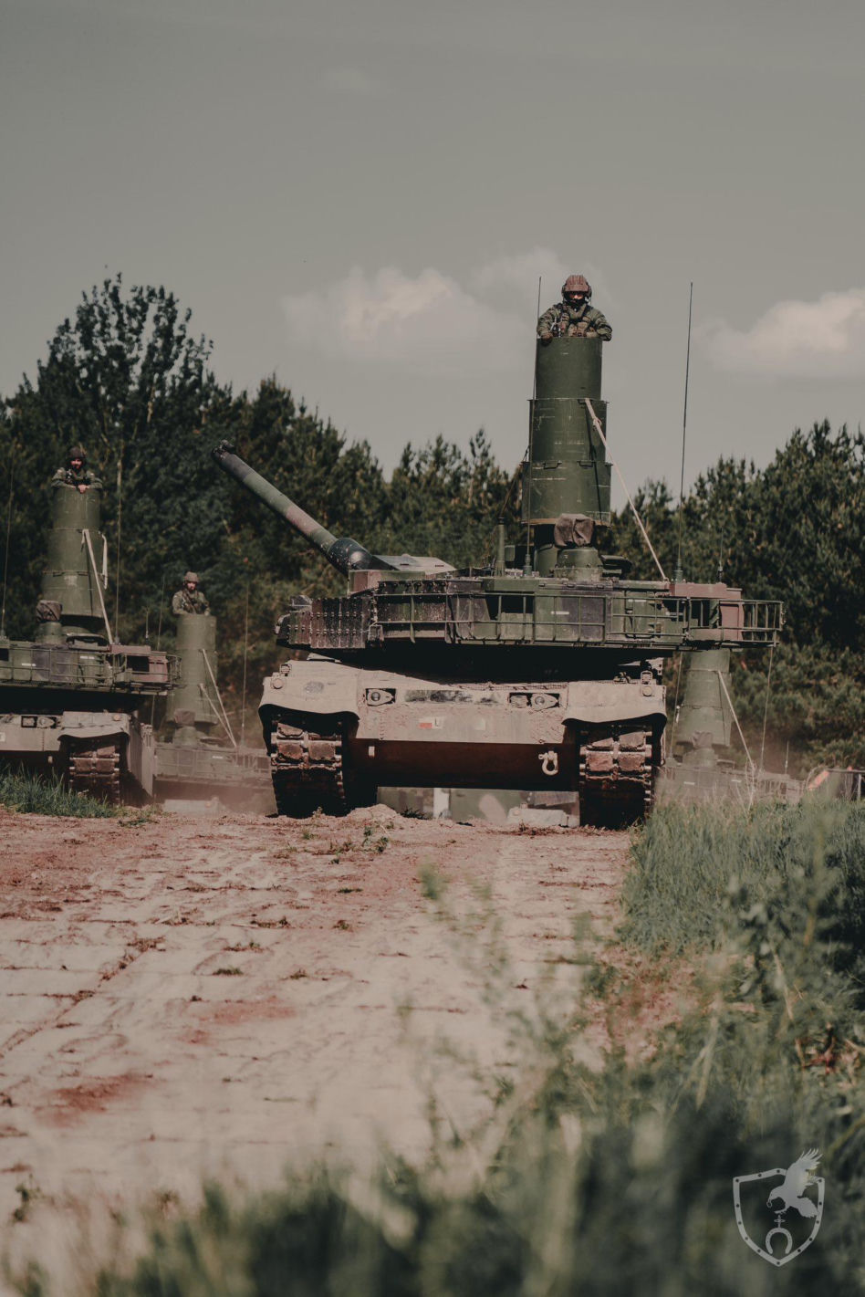 Czołgi K2 podczas ćwiczeń