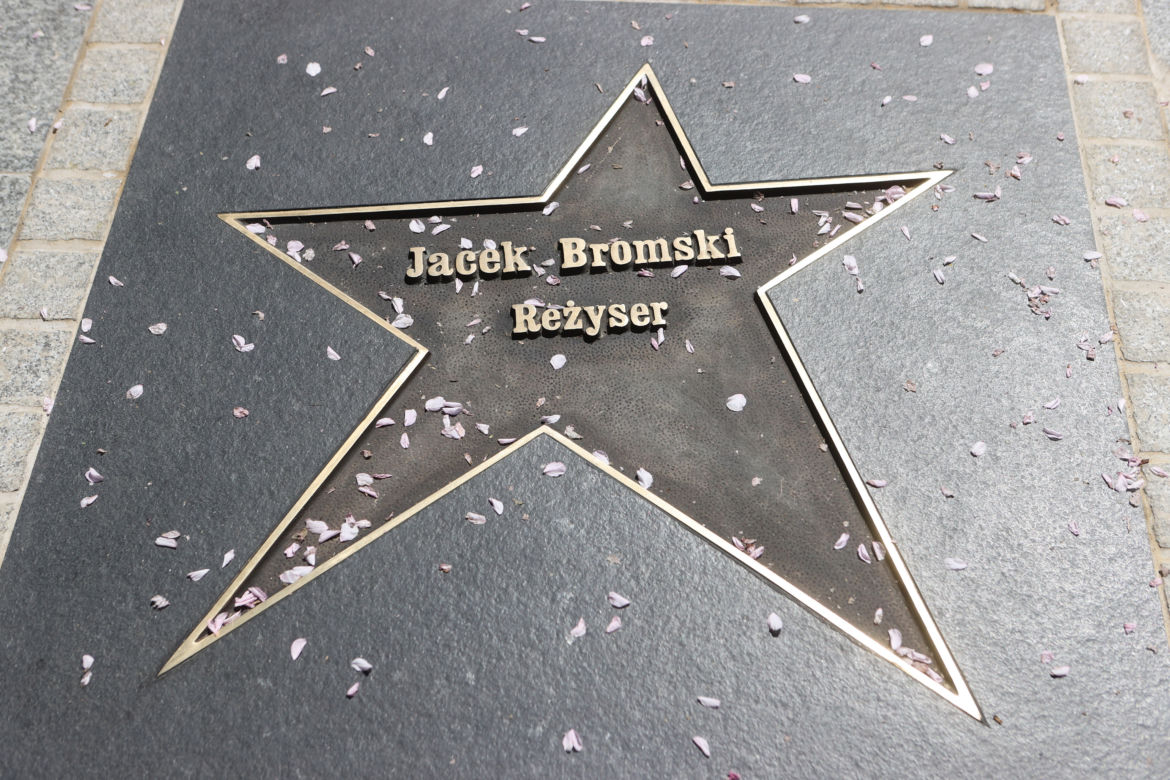 Jacek Bromski odsłonił swoją gwiazdę na ul. Piotrkowskiej