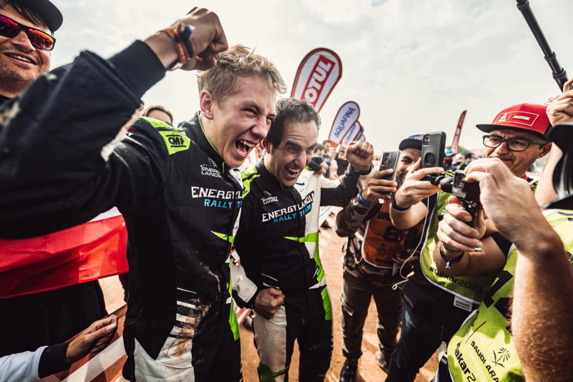 Eryk Goczał i Oriol Mena wygrali 13. odcinek specjalny tegorocznego Rajdu Dakar