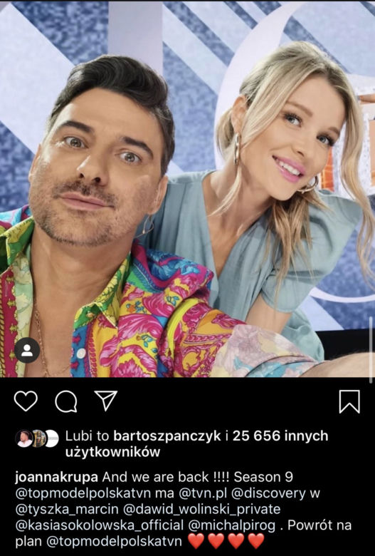Joanna Krupa zostawiła dziecko z tatą i przyleciała do Polski do pracy
