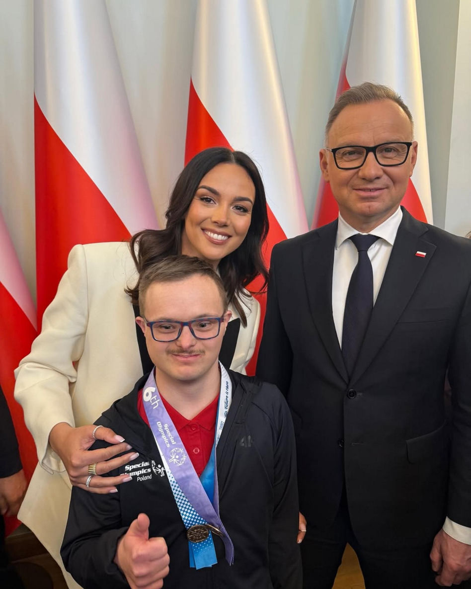 Paulina Krupińska u Andrzeja Dudy