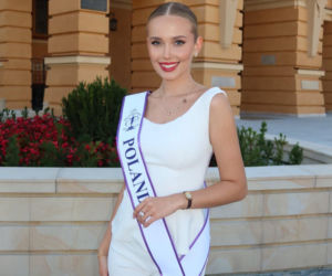 Miss Polski Oliwia Mikulska na stadionie i nie tylko