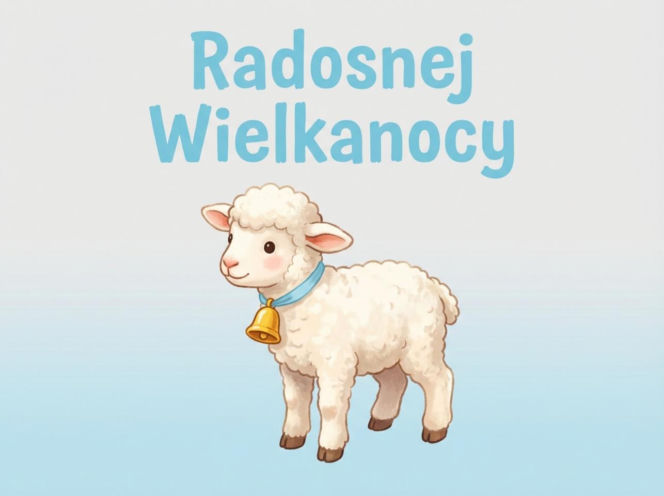 Kartka wielkanocna z życzeniami