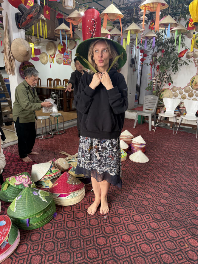 Patrycja Markowska z mężem w Wietnamie