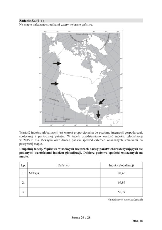 ARKUSZE CKE - Matura geografia - poziom podstawowy i rozszerzony 2019