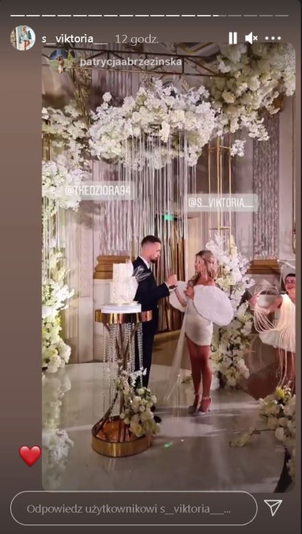 Ślub Viktorii Stecyk i Tomasza Kędziory