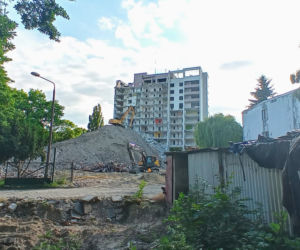 Rozbiórka Domu Marynarza - czerwiec 2020