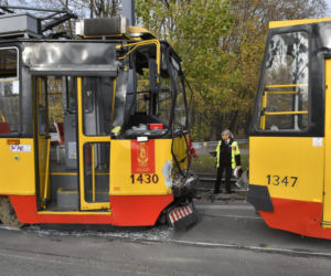 Wypadek tramwajowy przy ul.Elekcyjnej w Warszawie