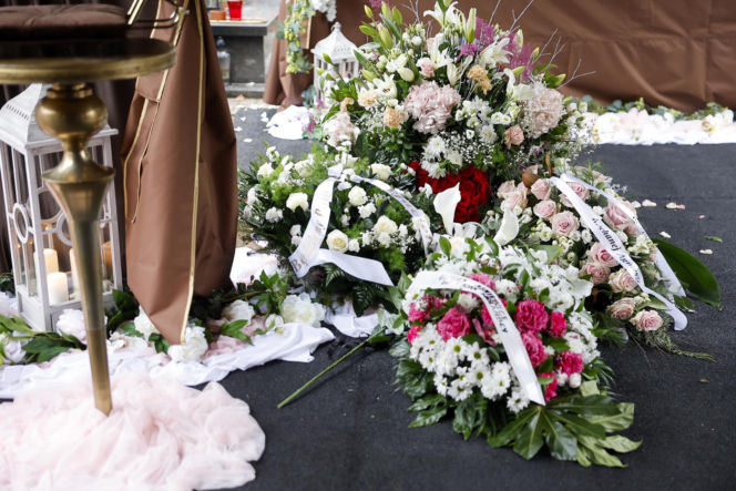 Barbara Wrzesińska na pogrzebie Agnieszki Maciąg