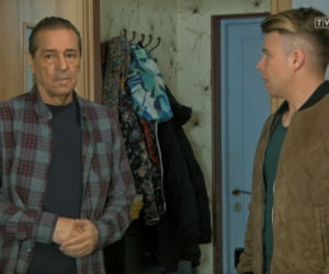 Barwy szczęścia odc. 2481. Zenek Grzelak (Jan Pęczek), Patryk (Konrad Skolimowski)