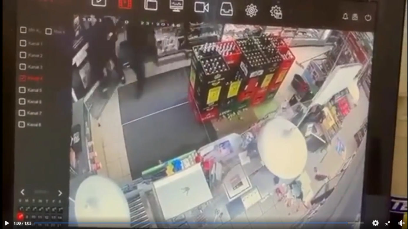 Jest nagranie z krwawego napadu na sklep w Kobyłce. W ruch poszedł nóż [WIDEO]