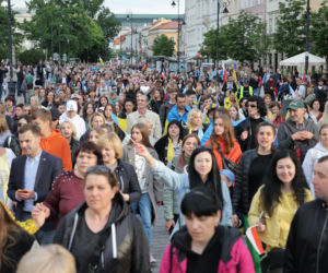 Ogromna manifestacja wdzięczności Ukraińców. „Przyjaciele, dziękujemy”