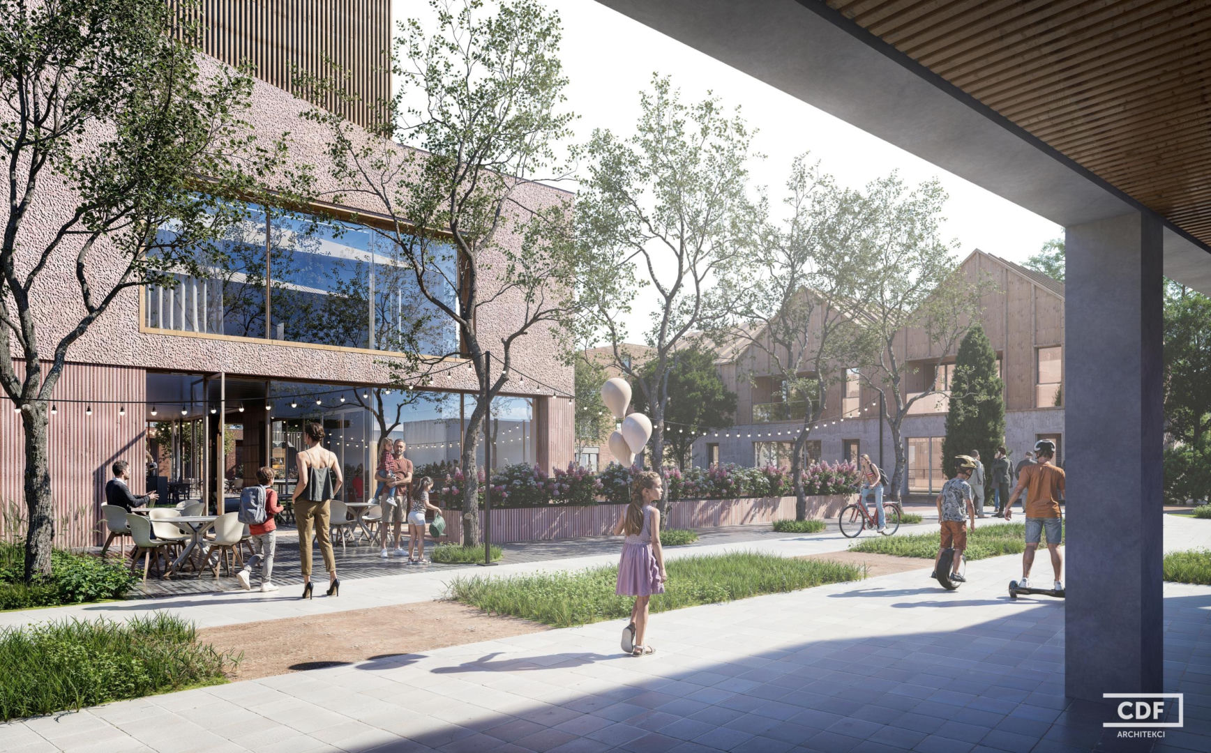 Centrum Michałowic i Centrum Aktywności Lokalnej od CDF Architekci