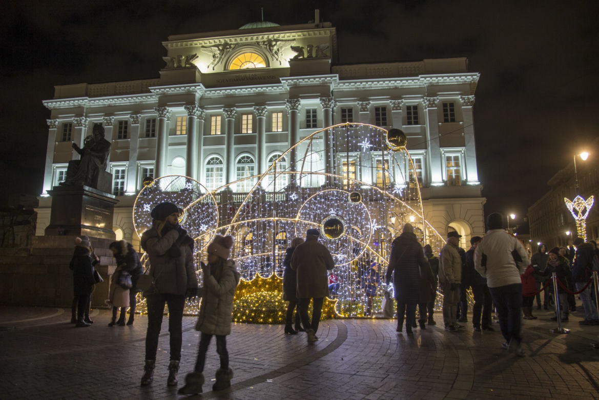 Iluminacja w Warszawie