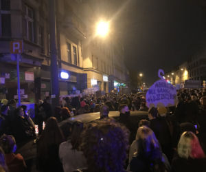 Protest kobiet w Katowicach. Tłumy strajkują przeciwko zakazowi aborcji