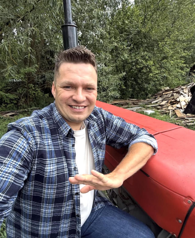 Farma, sezon 6. Szymon Karaś na planie