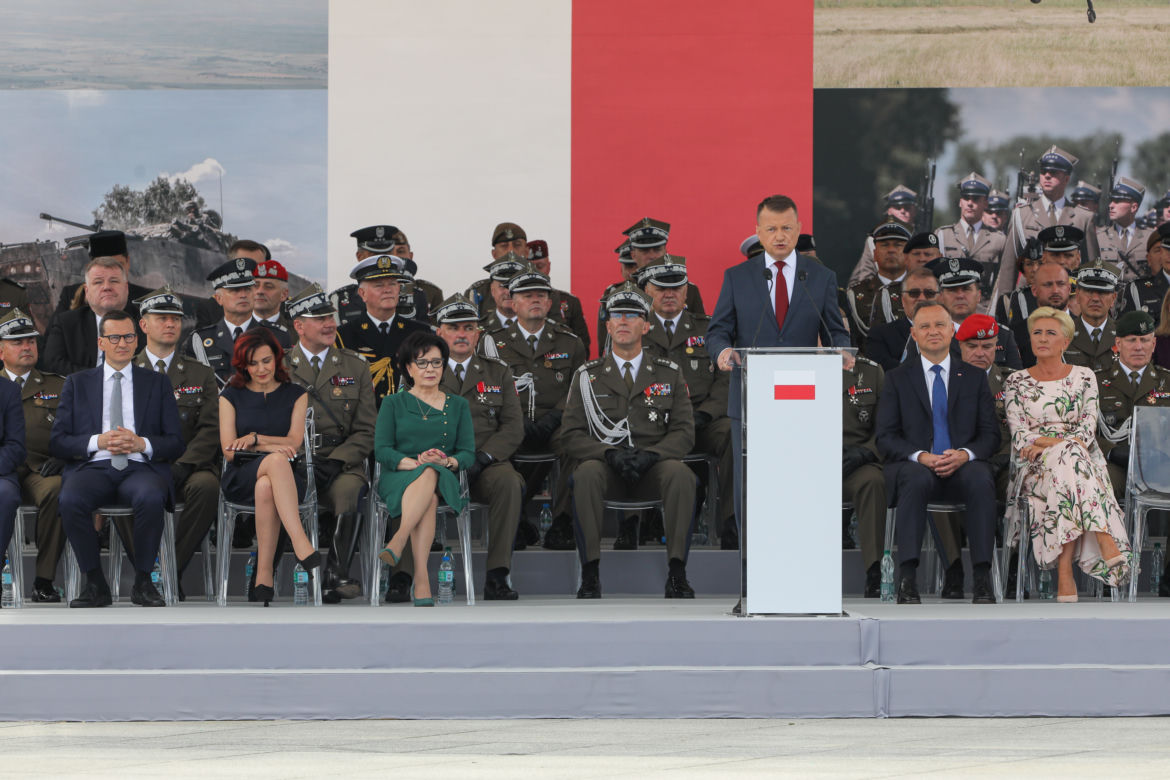 Oficjalne uroczystości na pl. Piłsudskiego